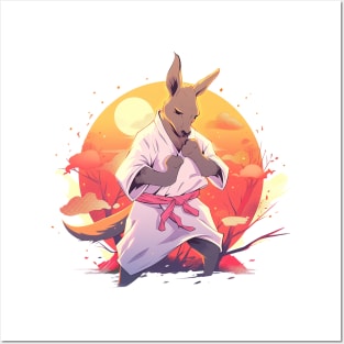 karate kangaroo Posters and Art